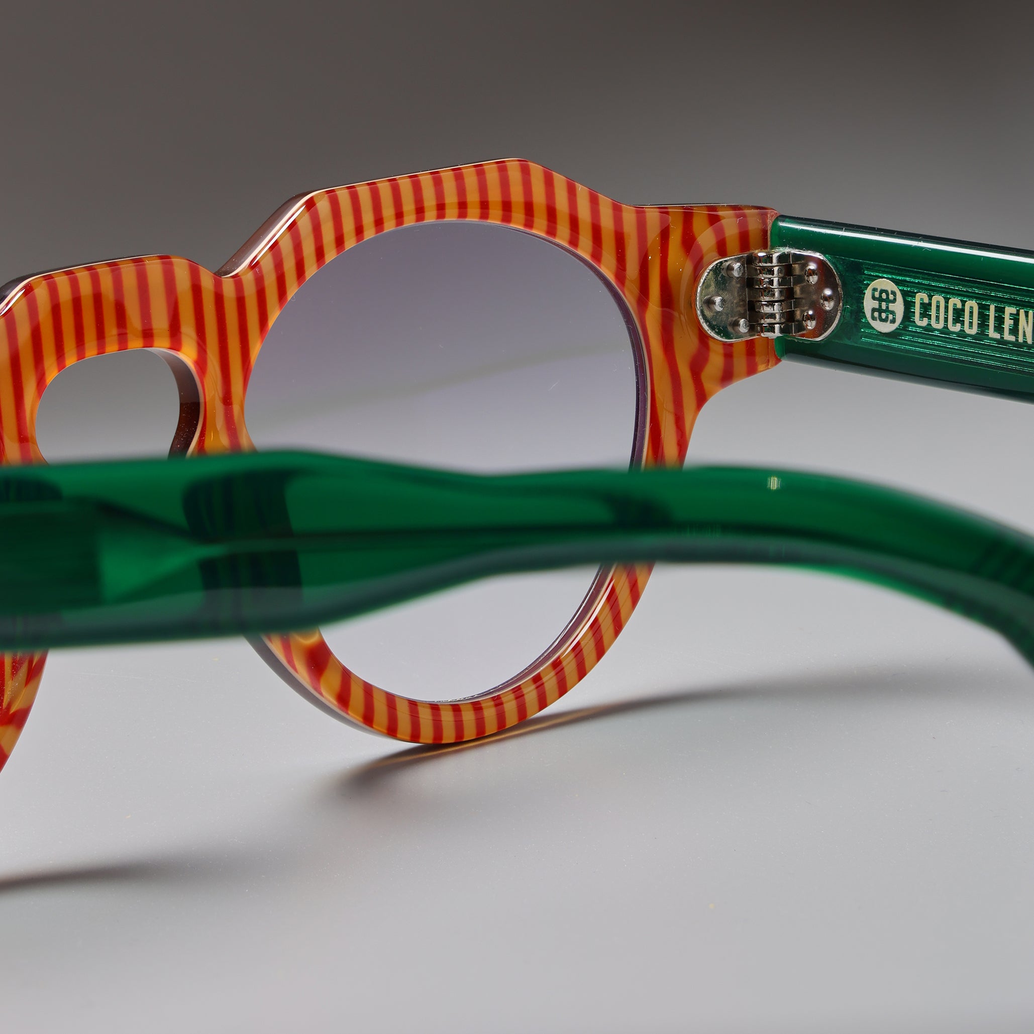 Panto Tortoise Lam Emerald Green